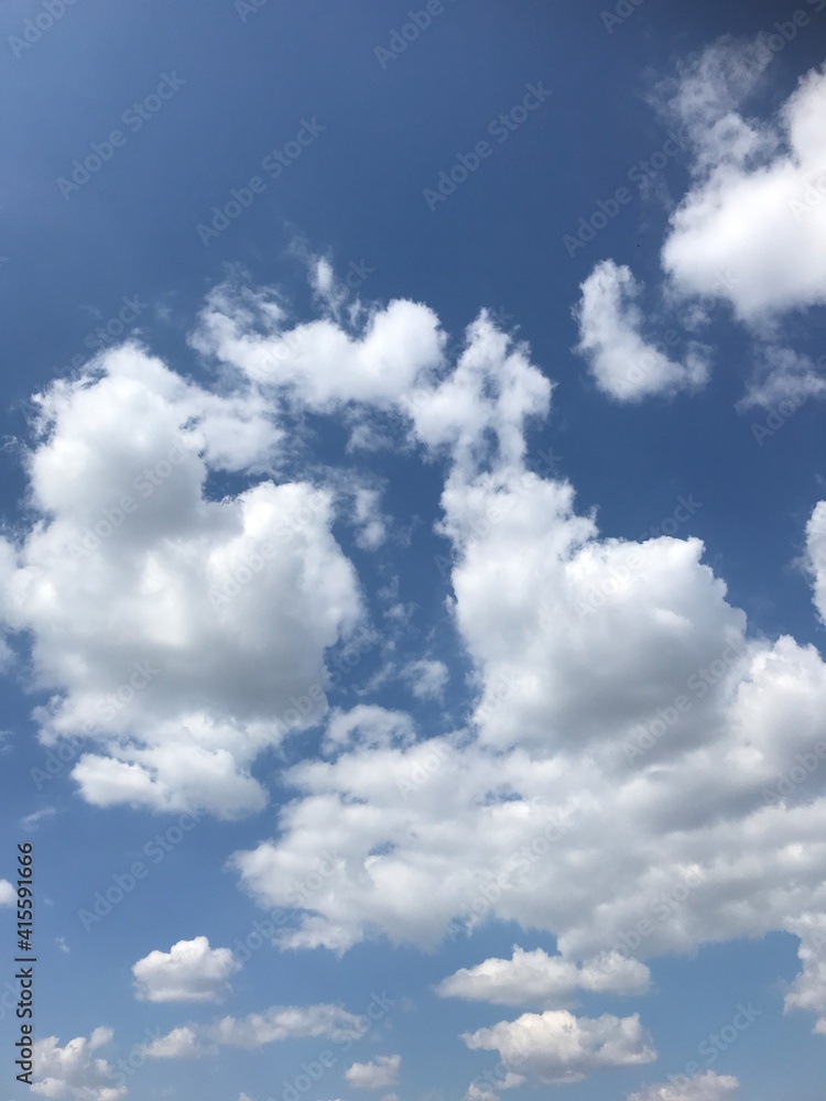 Fototapeta premium blue sky with clouds