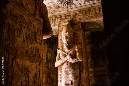 Canvas Print Abu Simbel temple in Egypt