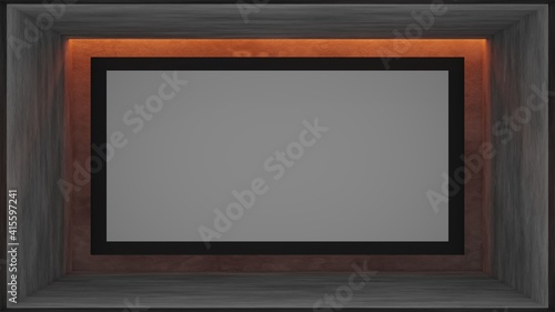 picture frame room luxury light