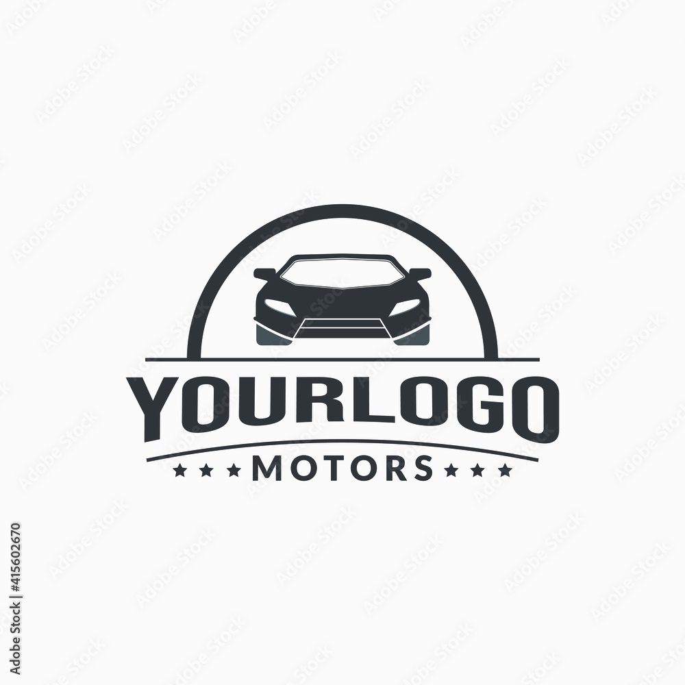 Obraz premium Auto Motor Car logo design 