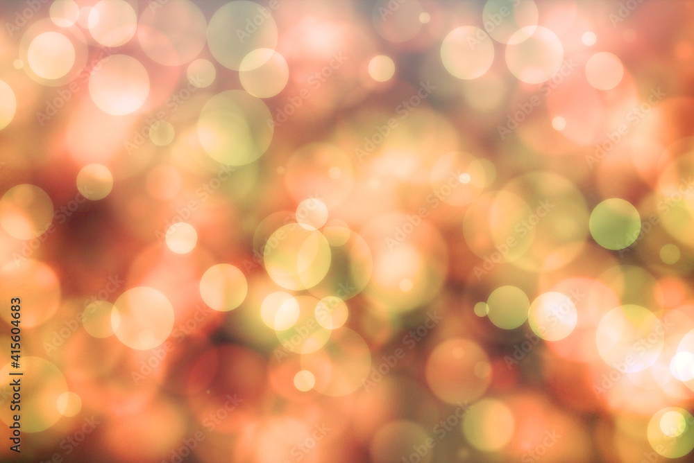 Abstract glowing circles on a colorful background. Bokeh background. Abstract glowing circles on a colorful background. Bokeh background.