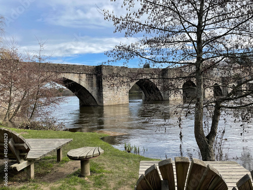 Limoges et ses bords de Vienne en hiver