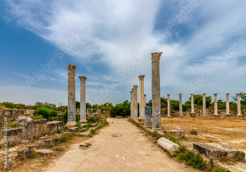 The Salamis Ancient City in Northern Cyprus © nejdetduzen