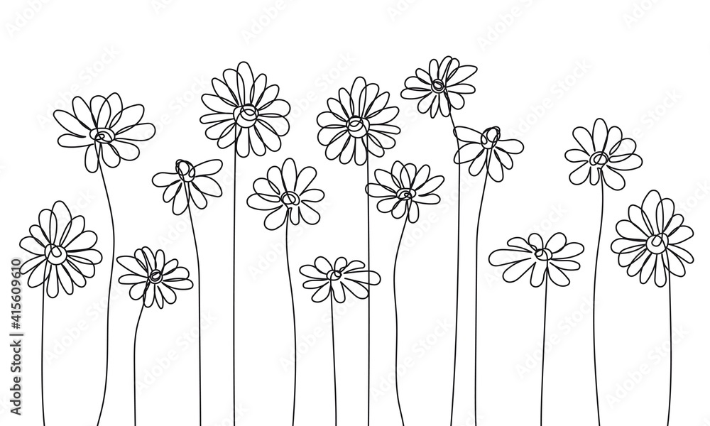Only flowers ! | Flower sketches, Easy flower drawings, Flower drawing-saigonsouth.com.vn