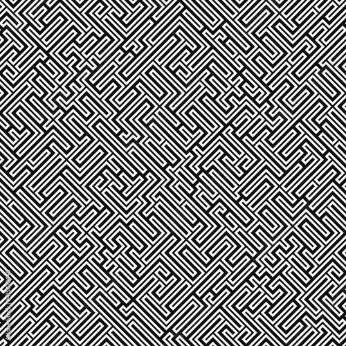 Striped geomitrical vector illustration. Maze illustration. Striped background. Geometrical wallpaper.	
