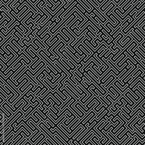 Striped geomitrical vector illustration. Maze illustration. Striped background. Geometrical wallpaper.	