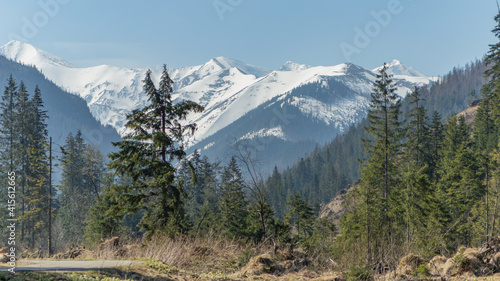 Panorama of the Polish Tatras