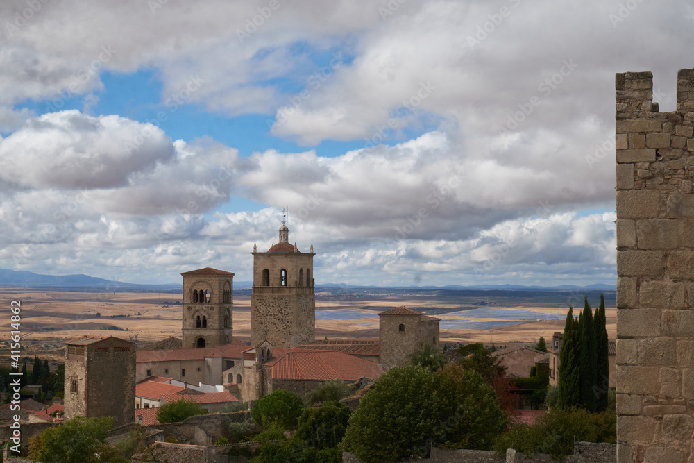 View of the monumental town of Trujillo (Caceres). Land of conquerors. View of the monumental town of Trujillo (Caceres). Land of conquerors.