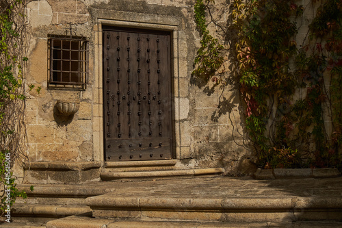 Ruins of the La Coria convent in Trujillo (Caceres). Land of conquerors.