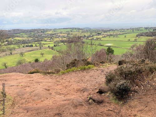 A view of Bickerton Hills in Cheshire photo