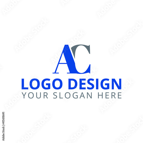 ac logo design professional logo 
