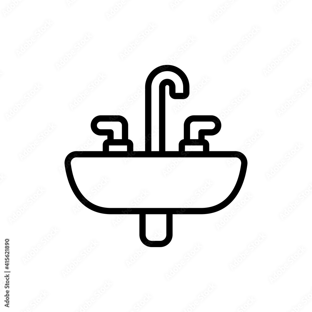 bathroom sink icon design vector template bathroom sink icon design vector template