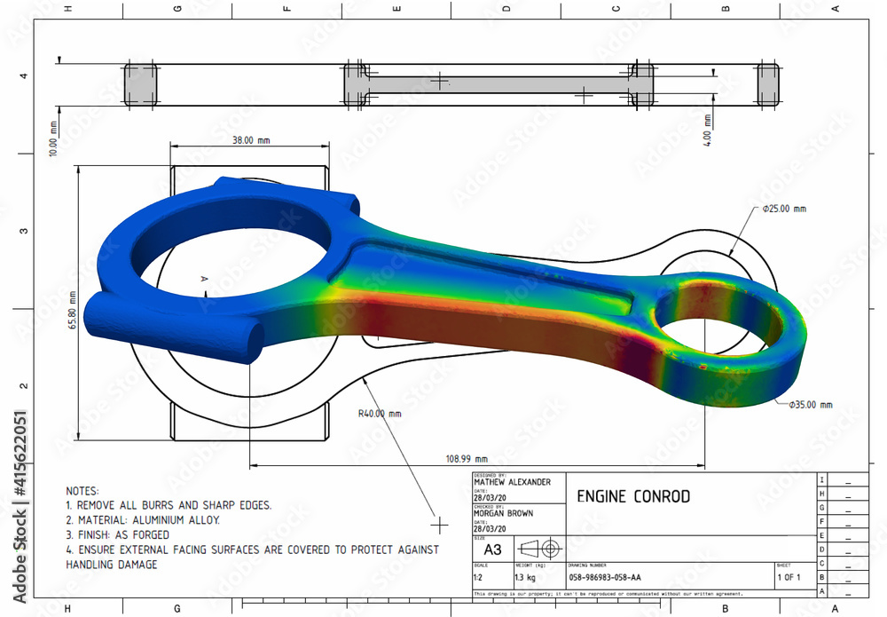 Top more than 63 connecting rod sketch latest in.eteachers