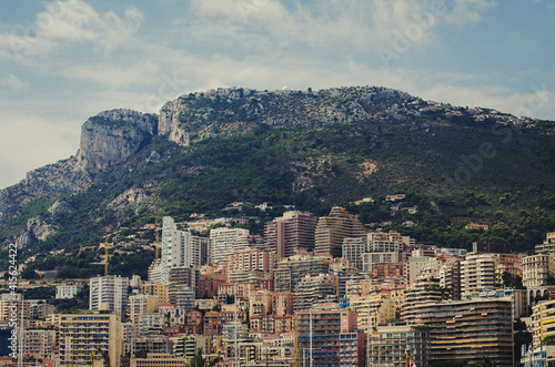 Monaco mountain skyline © Ida