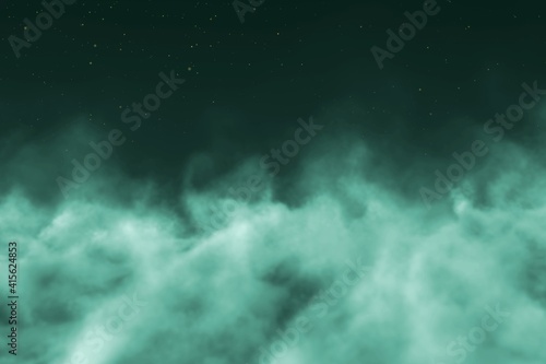 Abstract background design illustration of magic fog concept with lights bokeh effect you can use for creation purposes