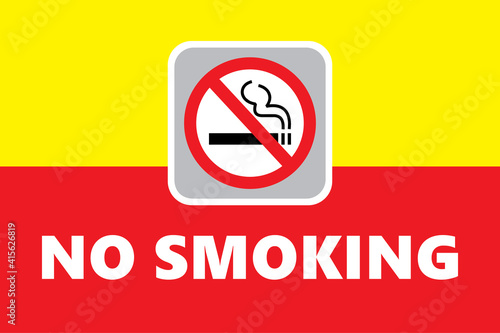 Safety Signage for No Smoking