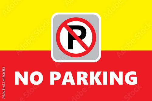 Safety Signage for No Parking