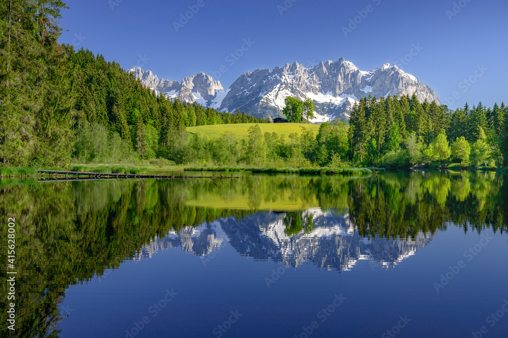 Mountain lake in the Alps, Austria