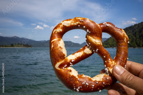 pretzel at Walchensee