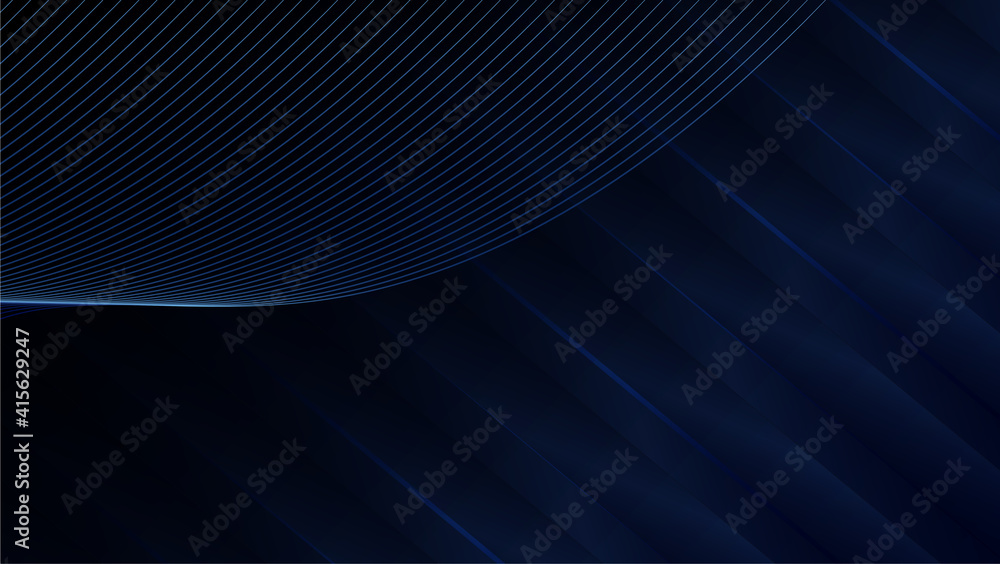 Obraz premium luxury blue background with lines
