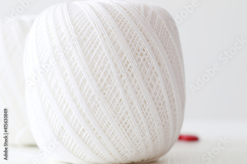 thin white yarn for crochet