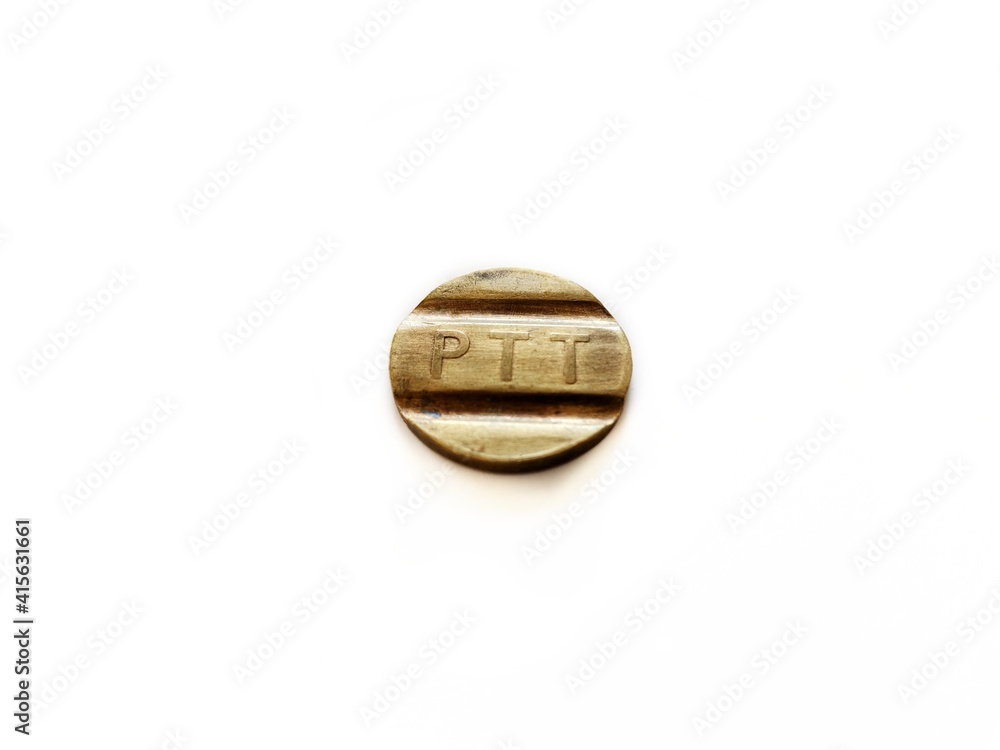 Token. Token used for phone calls. Turkish Post Office token. Communication tool. Token. Token used for phone calls. Turkish Post Office token. Communication tool.
