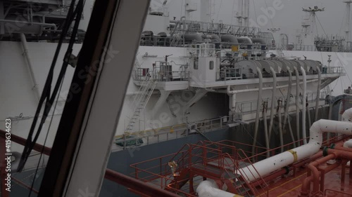 LNG transfer ship to ship