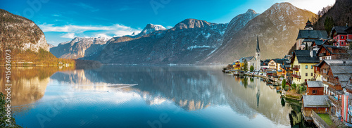 Quadro su tela Hallstatt, Austria