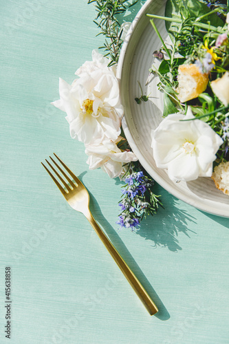 Edible Flower Salad