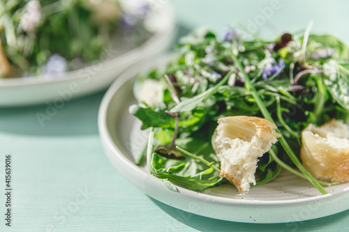 Edible Flower Salad