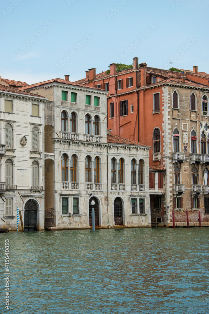 Buildings on the Grand Canal, city of Venice, Italy, Europe Buildings on the Grand Canal, city of Venice, Italy, Europe