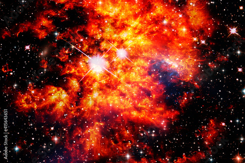 Space Background with Colorful Galaxy Cloud Nebula. The elements of this image furnished by NASA.