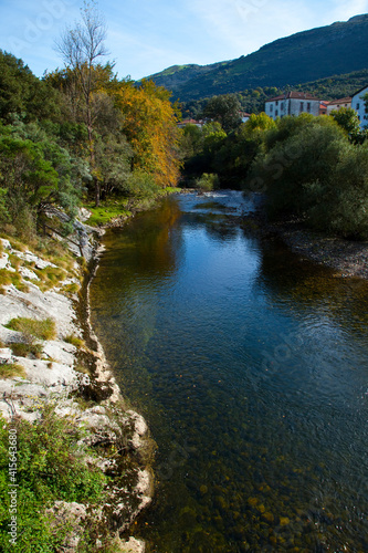 Río Asón, tramo alto entre Ramales y Arredondo. Cantabria. España