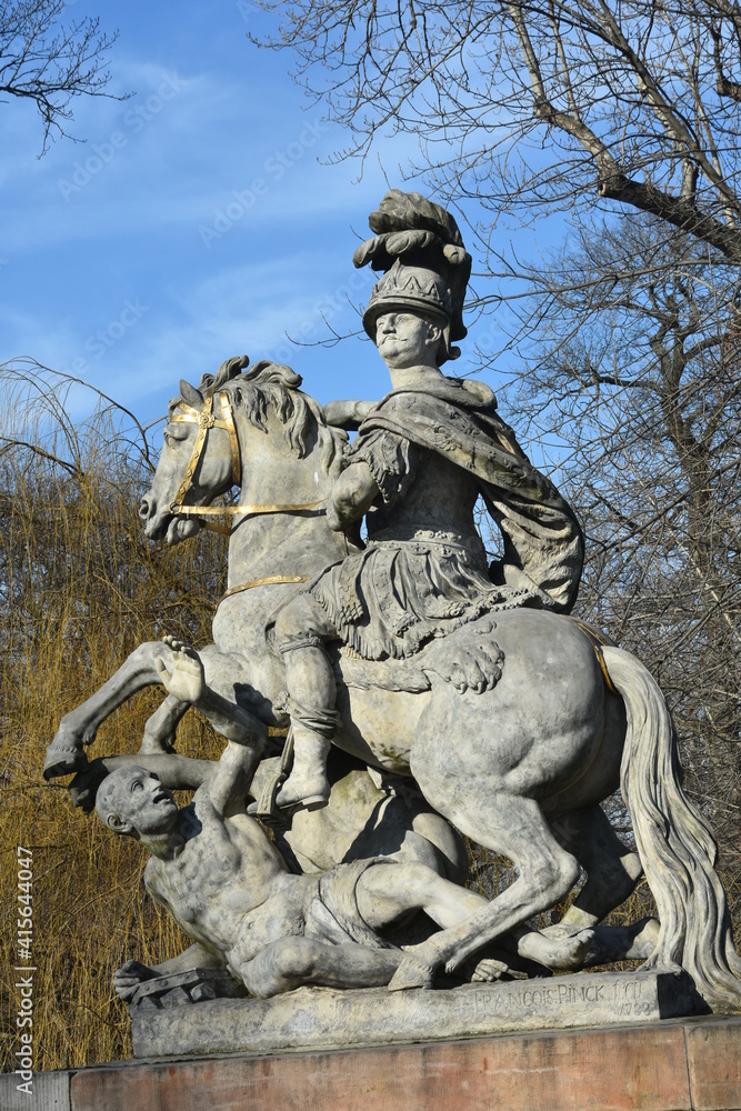Pomnik króla Jana III Sobieskiego z 1788 r. Warszawa, Polska