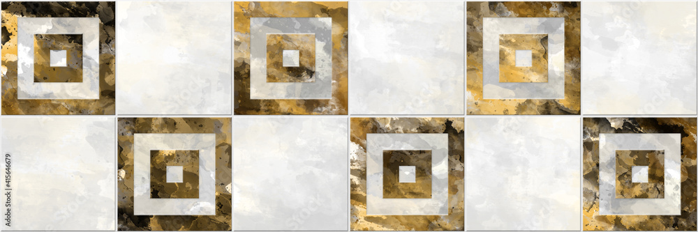 Rendering seamless pattern for ceramic tiles for 3D project. Checkers ...