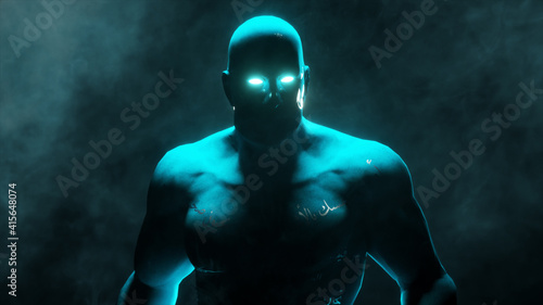 Fotografie 3d rendered illustration of Jinnee. High quality 3d illustration