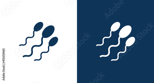 Sperm icon for web and mobile