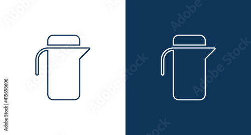 Thermos bottle icon illustration isolated vector sign symbol
