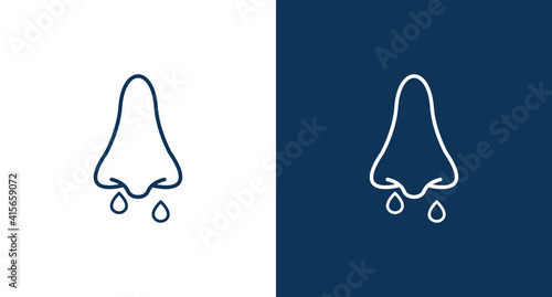 Nose icon for web and mobile