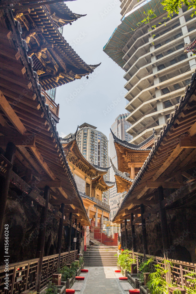 Luohan Temple in Chongqing, China StockFoto Adobe Stock