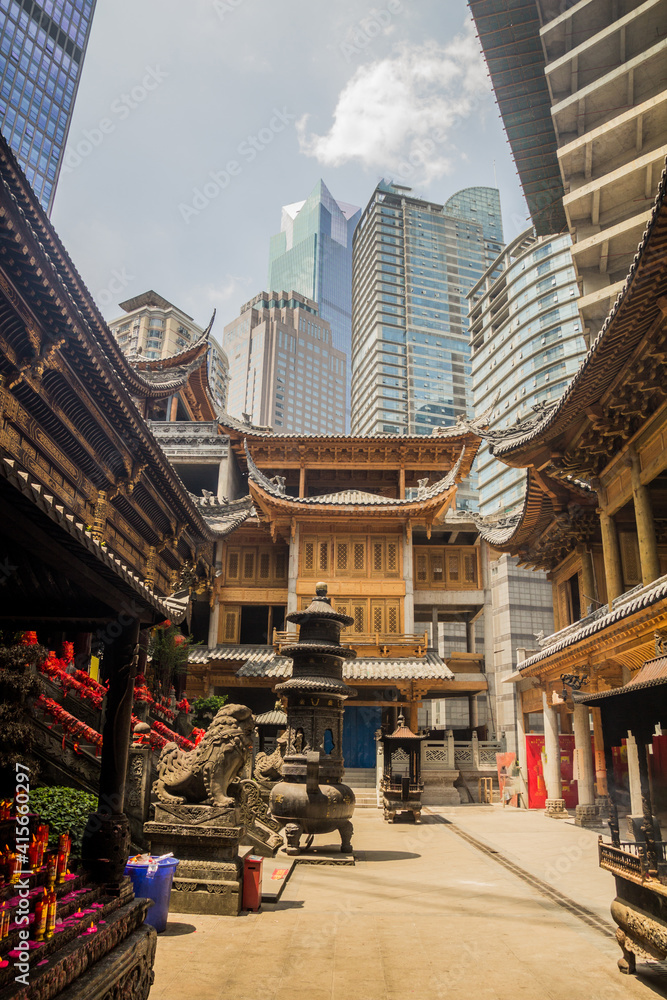 Luohan Temple in Chongqing, China Luohan Temple in Chongqing, China