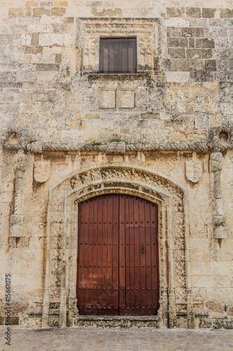 Gate of the Casa del Cordon, the oldest stone building in America, in Santo Domingo, capital of Dominican Republic. © Matyas Rehak