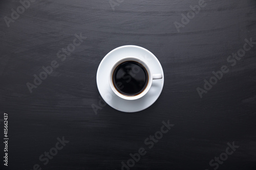 cup of coffee on the board