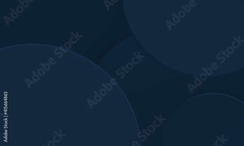 Circles navy blue texture background. Simple modern design use for template cover business concept.
