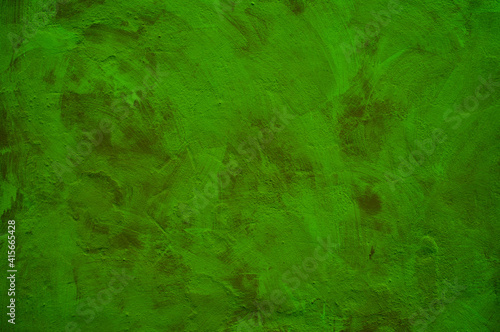 Rough green wall