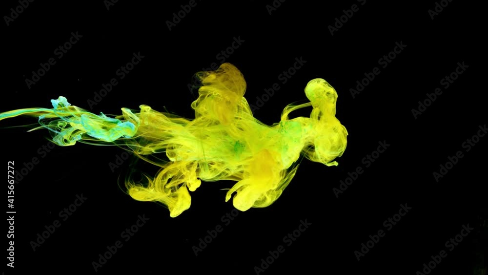 custom made wallpaper toronto digitalMotion Color drop in water,Ink swirling in ,Colorful ink abstraction.
