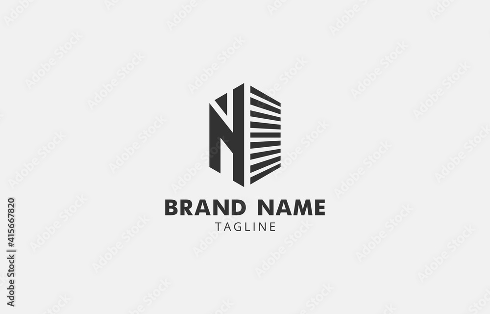 Letter N Tower Building Logo Vector Template Design Letter N Tower Building Logo Vector Template Design