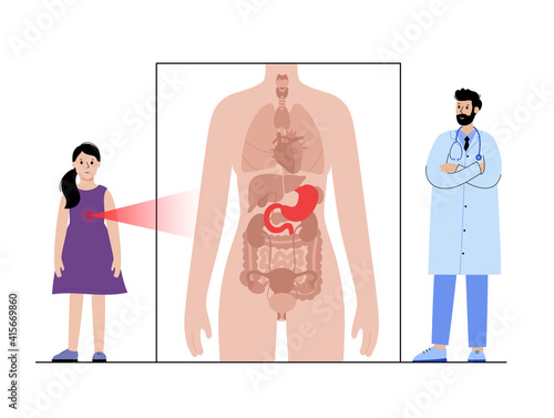 Pain in woman body