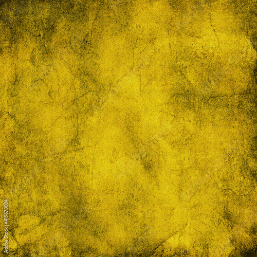 Yellow rough grungy wall