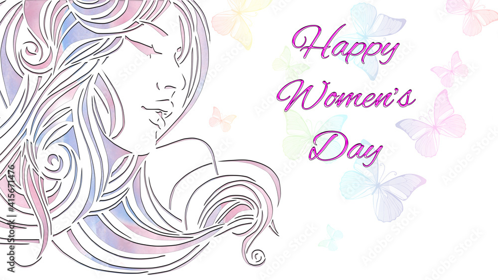 Congratulations On Women'S Day For Design And Decoration
